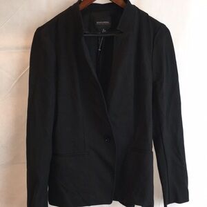 Banana Republic Black One-Button Blazer International Exclusive – Women’s Size 6